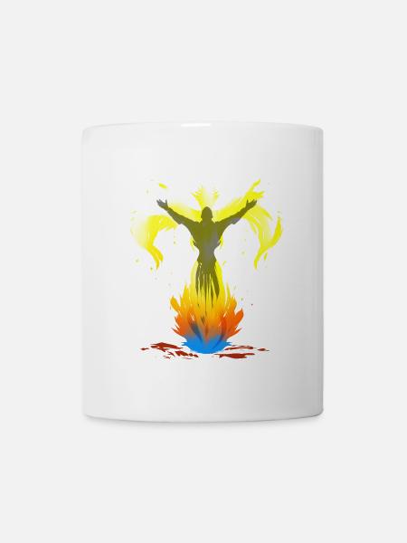 Phönix aus der Asche - Tasse - Weiß