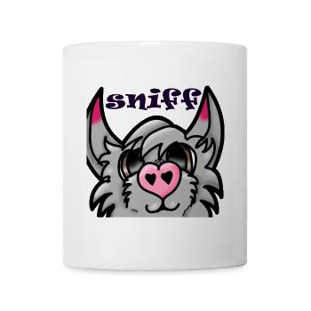 Pelziger Schnüffeln - Tasse - Weiß - Vorne