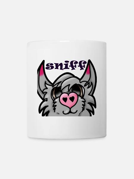 Pelziger Schnüffeln - Tasse - Weiß