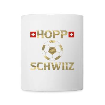 Hopp Schwiiz - Tasse - Weiß - Vorne