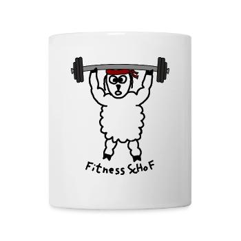 Fitness ScHoF - Tasse - Weiß - Vorne
