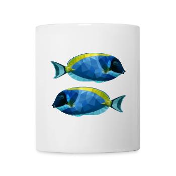 Meeresfisch Bunter Fisch Dori Korallenfisch Korall - Tasse - Weiß - Vorne