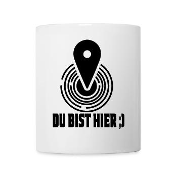 You are here, your current location - Mug - white - Front