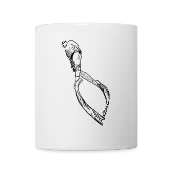 Apnoe 001 black - Tasse - Weiß - Vorne