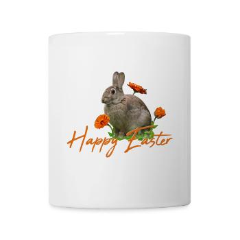 Happy Easter rabbit cony - Tasse - Weiß - Vorne