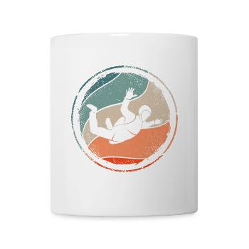 Skydiver Fallschirmspringer Retro Skydiving - Tasse - Weiß - Vorne