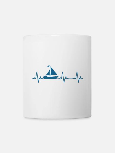 Segelboot - Tasse - Weiß