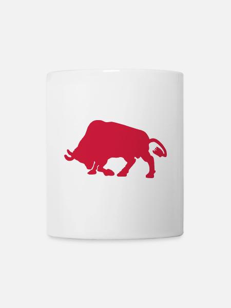 Kampfstier - Tasse - Weiß