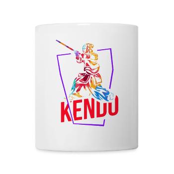 Disziplinierter Kendo Schwertkampf - Tasse - Weiß - Vorne