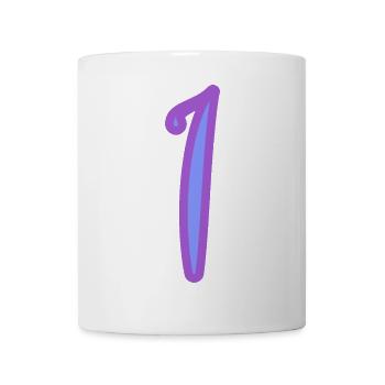 1. 1 JAHR. 1. JAHRESTAG. 1 JAHR GEBURTSTAG - Tasse - Weiß - Vorne