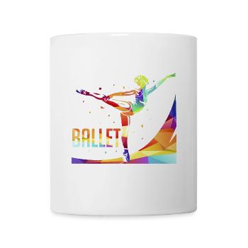 Graziöse Ballett Primaballerina - Tasse - Weiß - Vorne