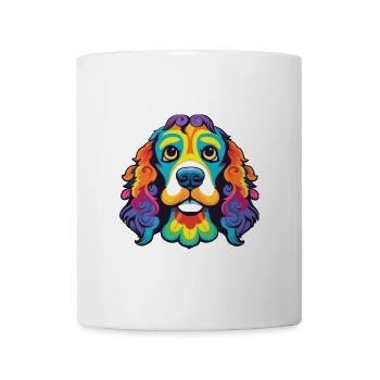 Kai Ken Hunderasse Cartoon Kawaii Illustration - Tasse - Weiß - Vorne