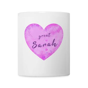 Sarah - Tasse - Weiß - Vorne