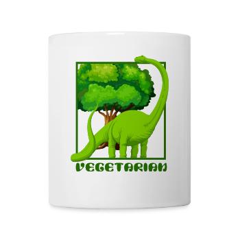 Dinosaurier Brachiosaurus - Tasse - Weiß - Vorne
