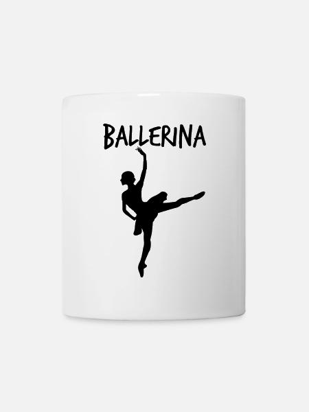 Ballerina Tänzerin - Tasse - Weiß