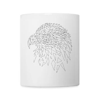 Seeadler Adler Polygone - Tasse - Weiß - Vorne