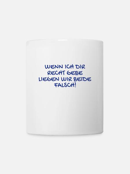 Besserwisser lustiger Spruch - Tasse - Weiß