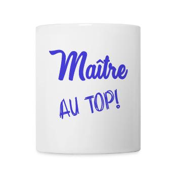 MEISTER. MEISTER. HUMOR - Tasse - Weiß - Vorne