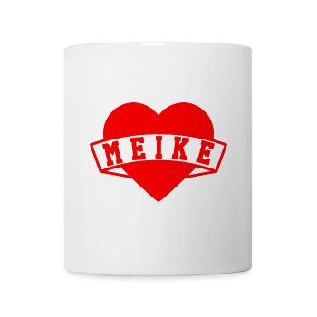 Meike Herzen - Tasse - Weiß - Vorne