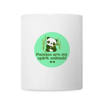 Pandas sind mein Geisttier - Tasse - Weiß - Vorne