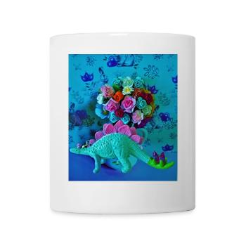 Kleiner Dinosaurier - Tasse - Weiß - Vorne