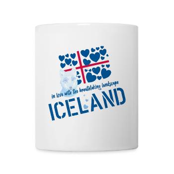 Iceland fox - Tasse - Weiß - Vorne