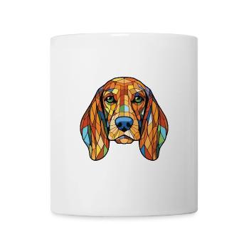 Bosnischer grobhaariger Jagdhund Hunderasse Aquarell - Tasse - Weiß - Vorne