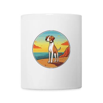 Alano Español Hund Rasse Cartoon Kawaii Clipart Hund - Tasse - Weiß - Vorne