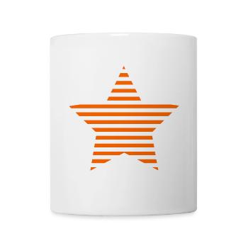STERN. STERNE. STERN. STERNE. FEST. JAHRESTAG - Tasse - Weiß - Vorne