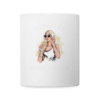 Schmeckt schon wieder - Tasse - Weiß - Vorne