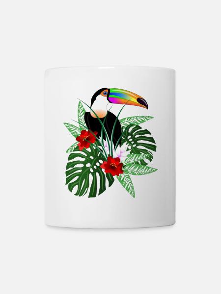 Vogel Tukan - Tasse - Weiß