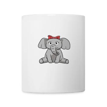 Elefant Elephant - Tasse - Weiß - Vorne