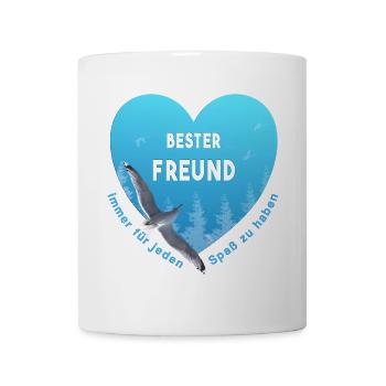 bester Freund - Tasse - Weiß - Vorne