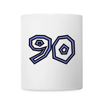 90 - Tasse - Weiß - Vorne