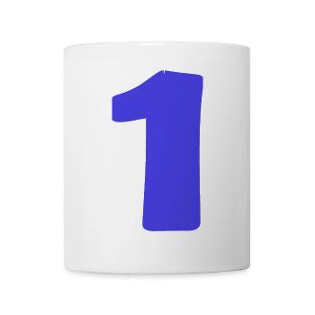 1. 1 JAHR. 1. JAHRESTAG. 1 JAHR GEBURTSTAG - Tasse - Weiß - Vorne