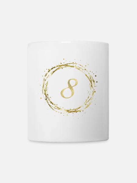 8 - Tasse - Weiß