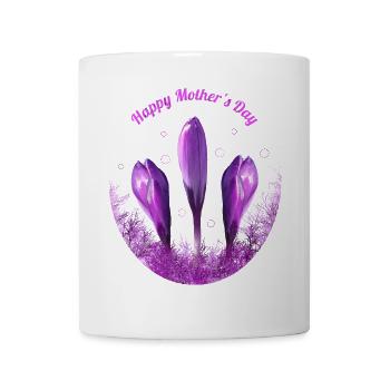 Krokusse Muttertag - Tasse - Weiß - Vorne