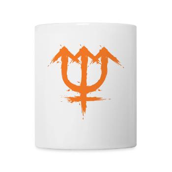 Astronomisches Symbol Planetensymbol Neptun - Tasse - Weiß - Vorne