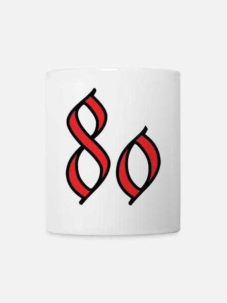 80 - Tasse - Weiß