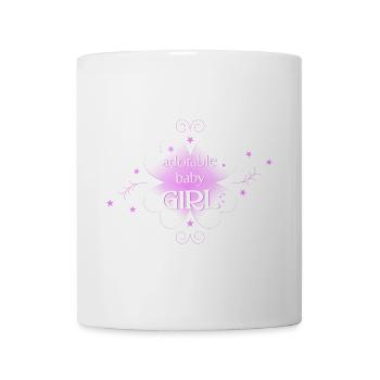 baby girl - Tasse - Weiß - Vorne