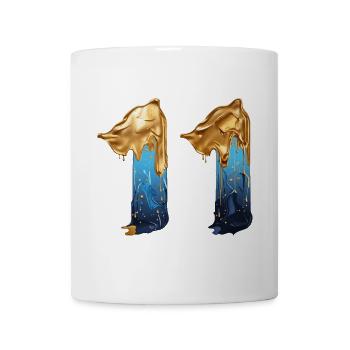 NR. 11 NUMMER 11 COOL 11. GEBURTSTAG - Tasse - Weiß - Vorne
