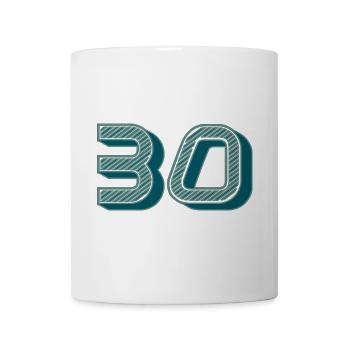 30. 30 YEARS. 30th ANNIVERSARY. 30 YEARS ANNIVERSARY. - Mug - white - Front