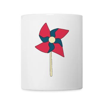 Windrad  - Tasse - Weiß - Vorne