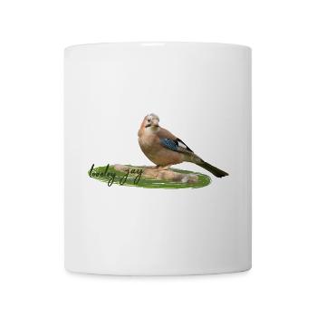 Eichelhäher - Tasse - Weiß - Vorne