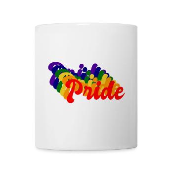 Stolz LGBT Retro - Tasse - Weiß - Vorne