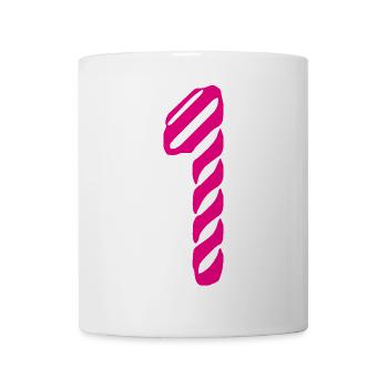 1. 1 JAHR. 1. JAHRESTAG. 1 JAHR GEBURTSTAG - Tasse - Weiß - Vorne
