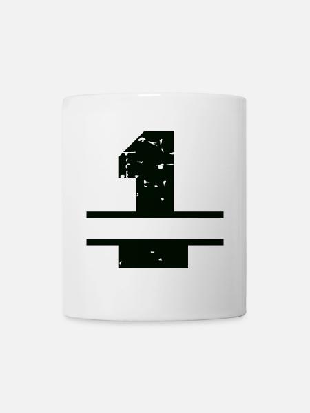 1 , First - Tasse - Weiß