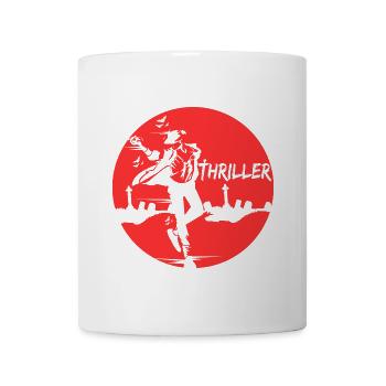 Thriller Friedhof Halloween Verkleidung Krimi - Tasse - Weiß - Vorne