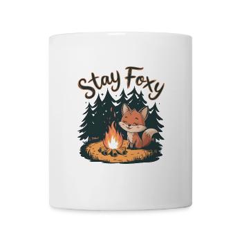 Stay Foxy - Mug - white - Front