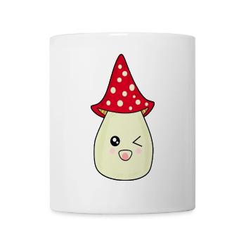 Kawaii Pilz Kawaii Fliegenpilz Kawaii Kostüm - Tasse - Weiß - Vorne